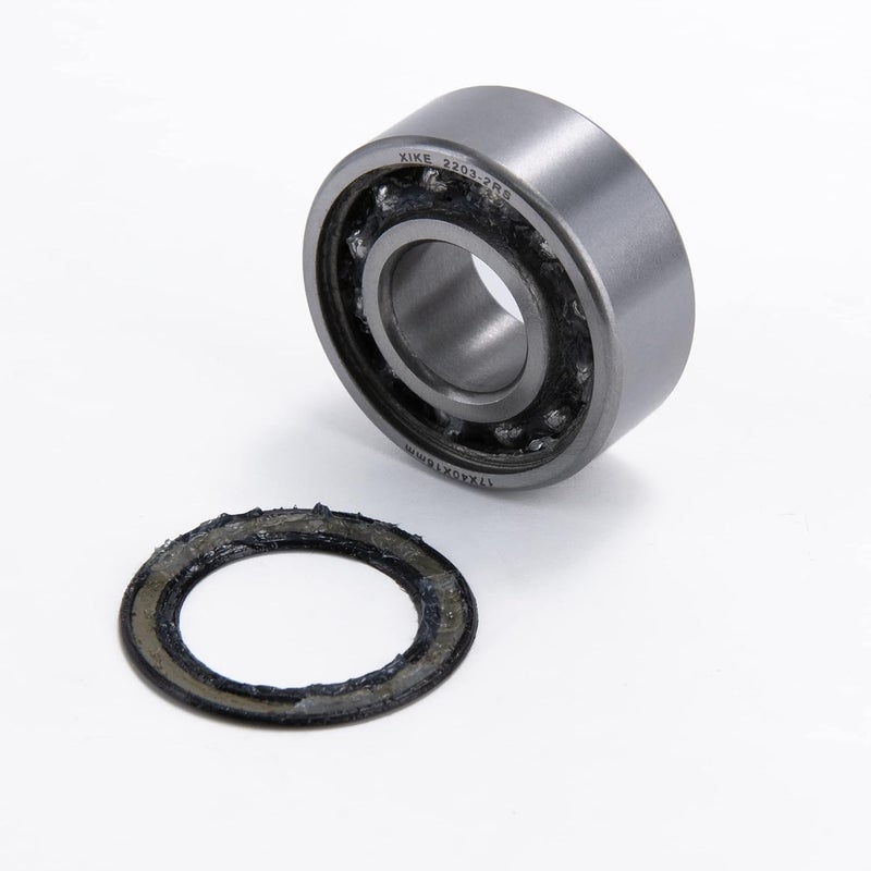 Xike 1 Pcs 2203-2RS Sealed Self-Aligning Ball Bearings 17x40x16mm, Lubricated and Chrome Steel Fits DIY/Fans/Industrial/Agriculture/Pulp/Paper/Beverage/Textile/Material Handling Machinery. - Image 5